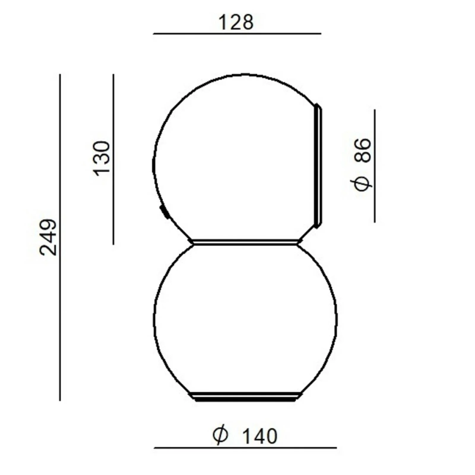 Stilnovo Gravitino LED-Tischlampe mit Magnet gelb günstig online kaufen