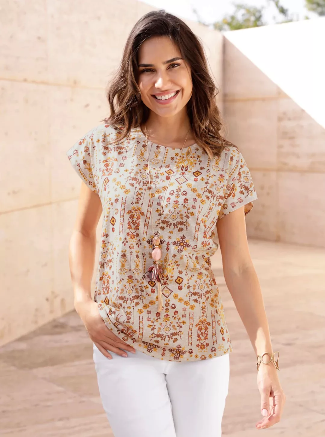 Classic Basics Rundhalsshirt "Rundhals-Shirt", (1 tlg.) günstig online kaufen