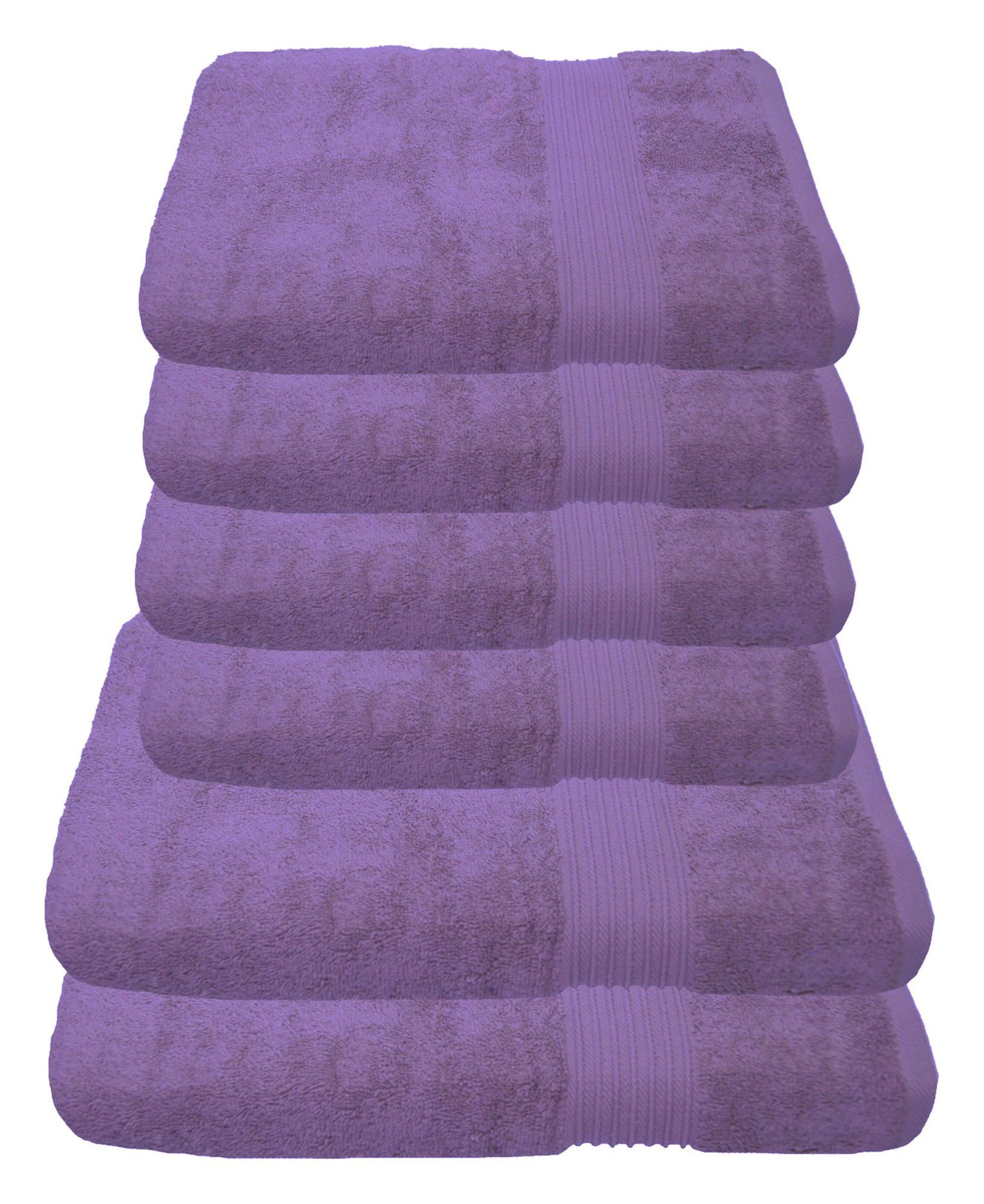 Julie Julsen Handtücher 6-Handtücher-Lavendel, Baumwolle (6-St) günstig online kaufen