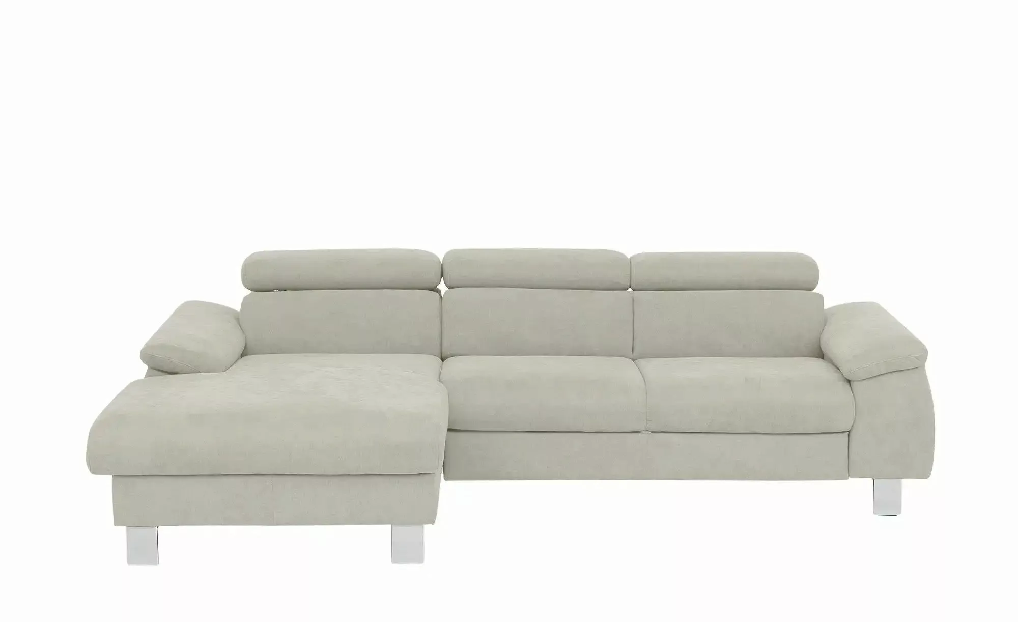 uno Ecksofa aus Velours Micky ¦ creme ¦ Maße (cm): B: 166 H: 72 T: 244.0 Po günstig online kaufen