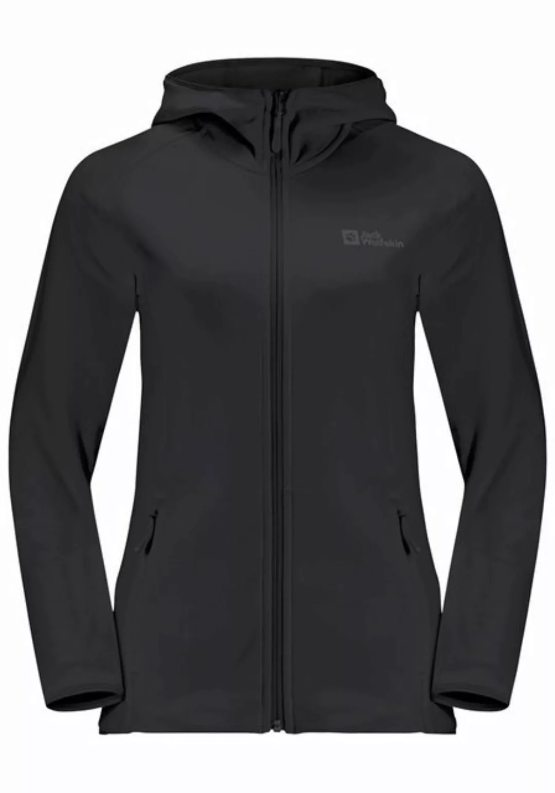 Jack Wolfskin Fleecejacke "BAISELBERG HOODED FZ W", mit Kapuze, aus Stretch günstig online kaufen