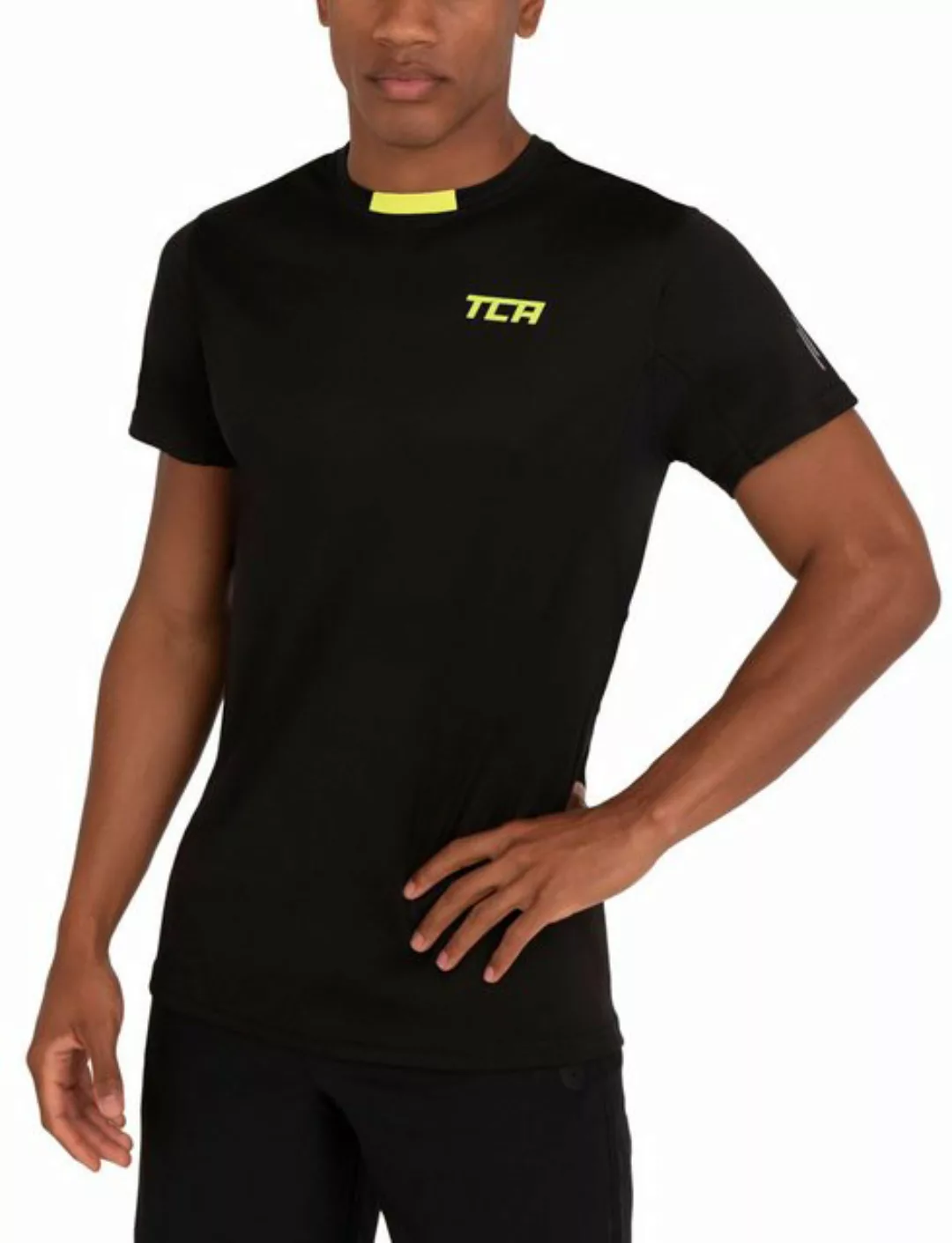 TCA T-Shirt TCA Herren Atomic T-Shirt - Schwarz, Sportshirt (1-tlg) günstig online kaufen