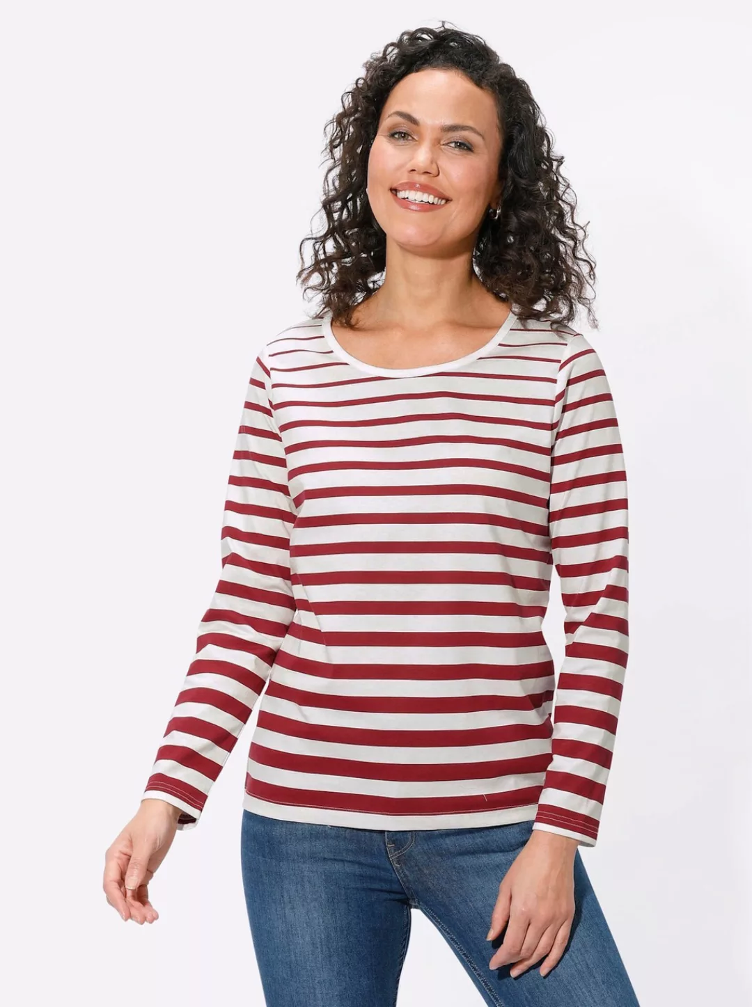 Casual Looks Print-Shirt "Ringelshirt", (1 tlg.) günstig online kaufen