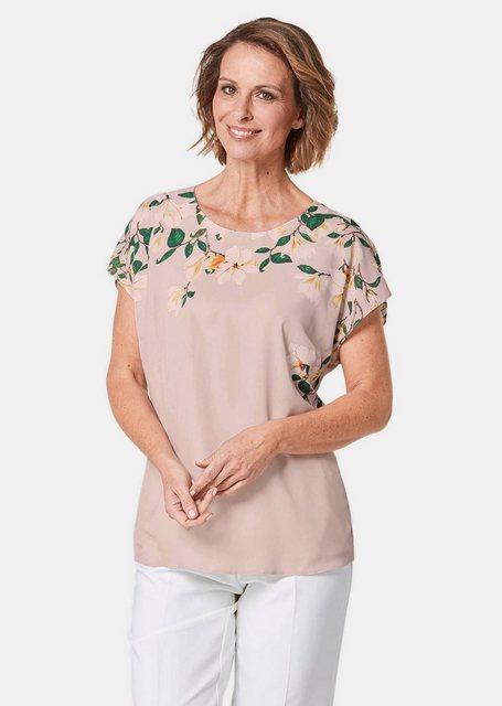 GOLDNER Chiffonbluse Luftige Chiffonbluse mit floralem Druck günstig online kaufen