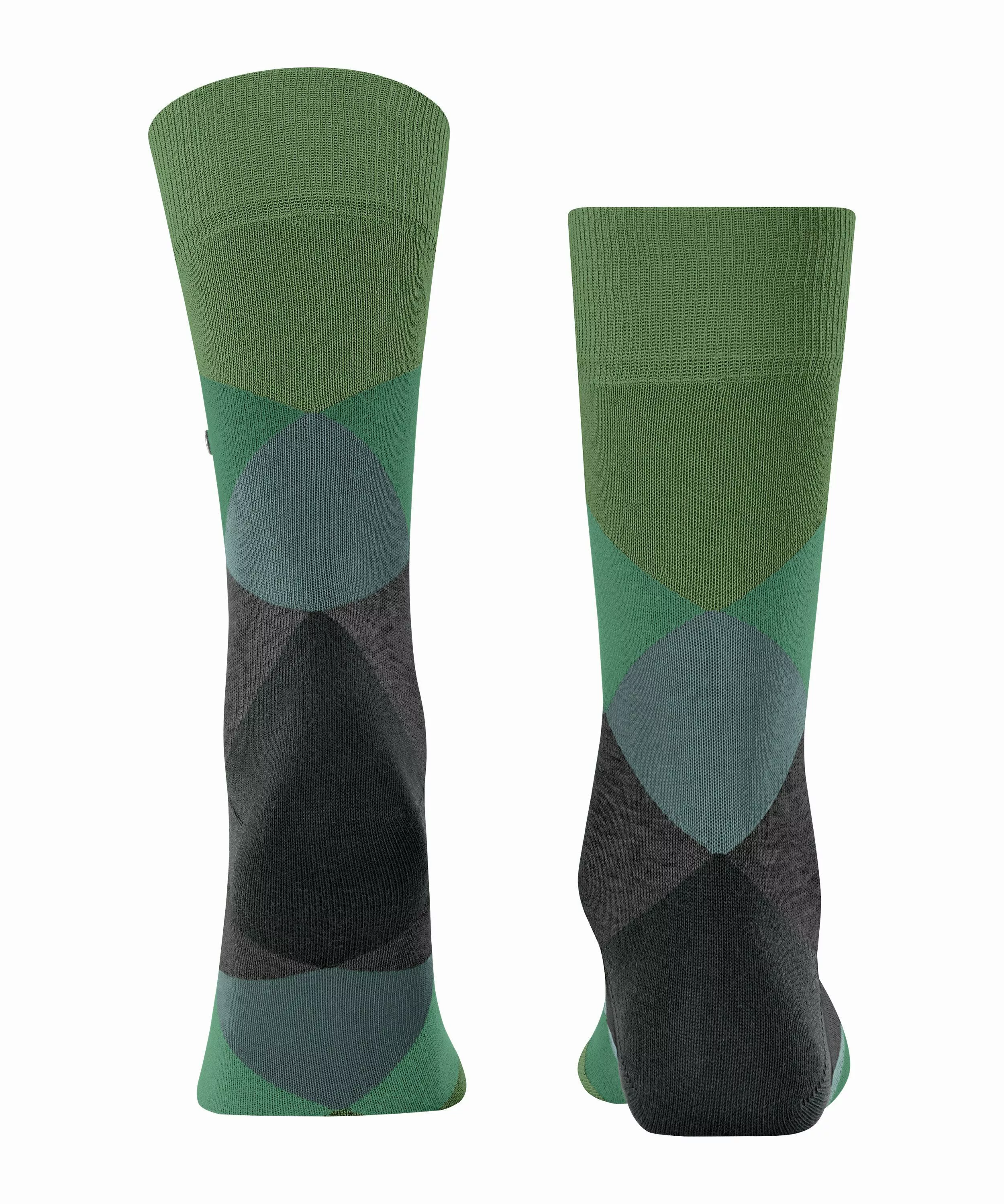 Burlington Clyde Herren Socken, 40-46, Grün, Raute, Baumwolle, 20942-765602 günstig online kaufen