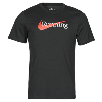 Nike Running – Essential – Schwarzes T-Shirt mit Logo günstig online kaufen