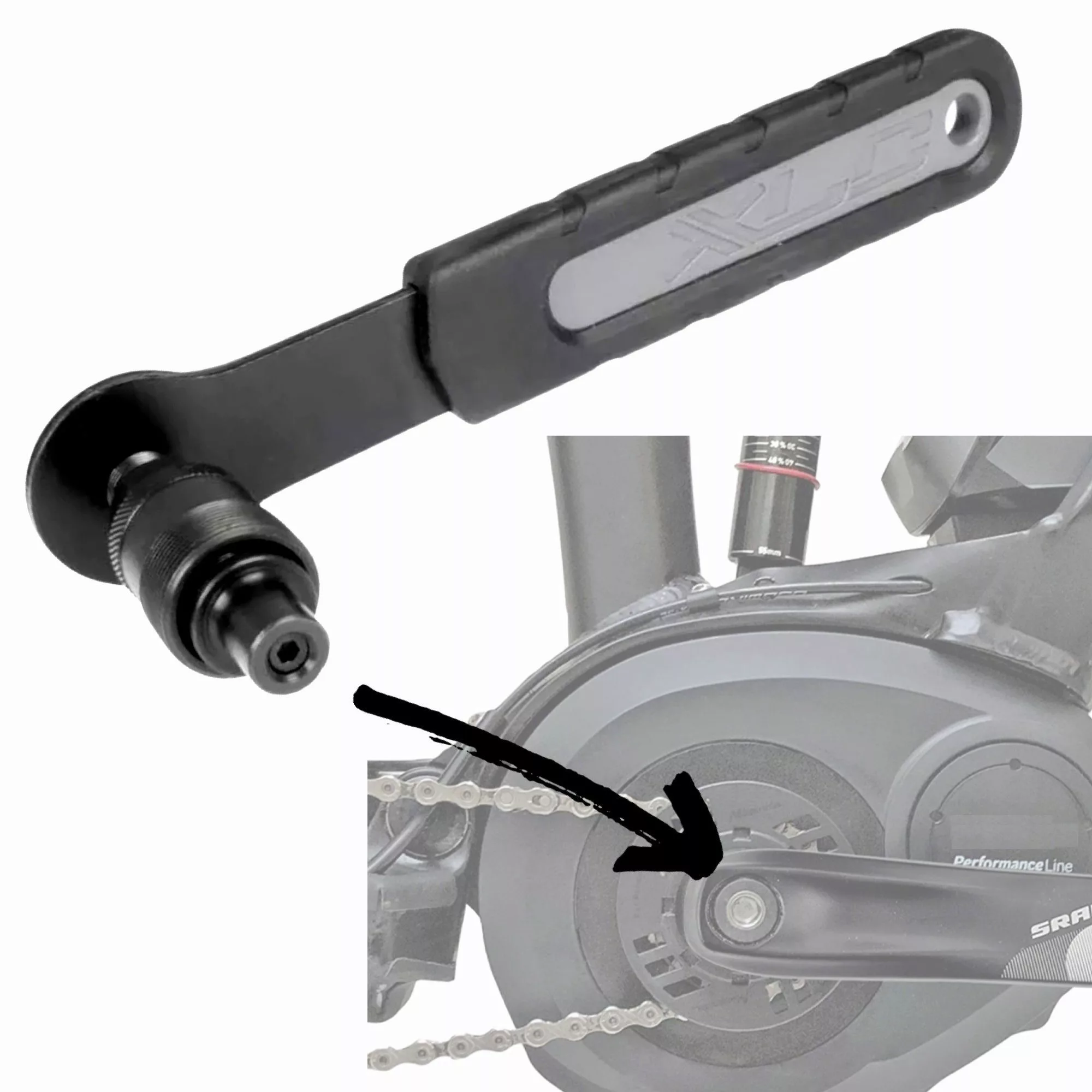 XLC Fahrrad-Montageständer Fahrrad Tretkurbelabzieher TO-S02 Ebike günstig online kaufen