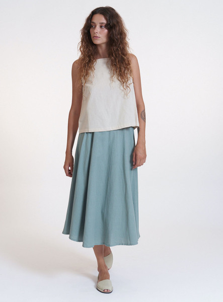 Midi Leinen Rock - Laurel Skirt günstig online kaufen