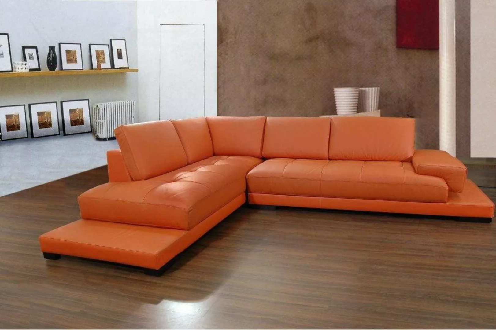 Xlmoebel Ecksofa Neuheit aus Leder - Ecksofa mit USB-Anschluss und Polsteru günstig online kaufen