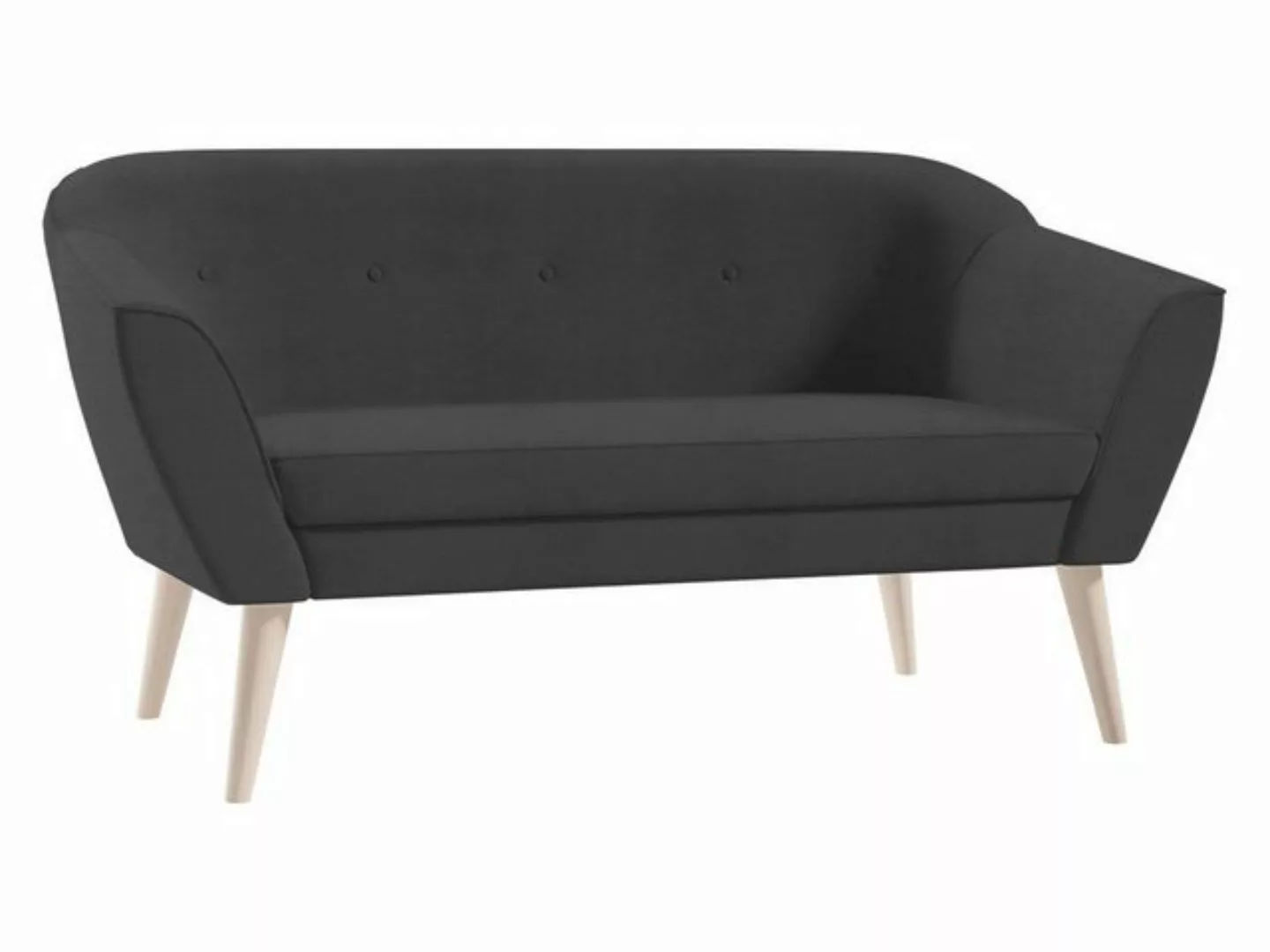 MIRJAN24 Sofa Diana II, Füße aus Buchenholz, 2-Sitzer günstig online kaufen