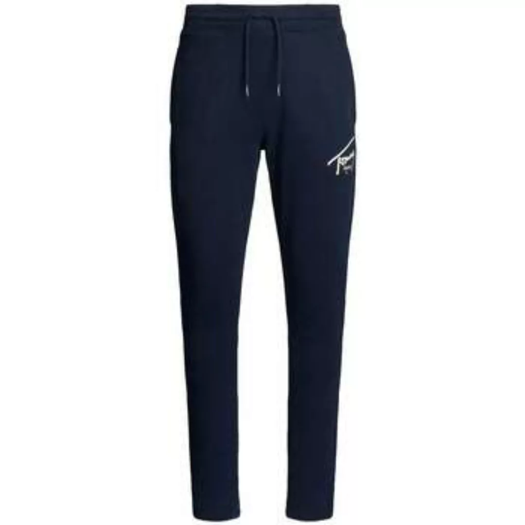 Tommy Jeans  Trainingsanzüge Signature Logo Graphic Slim Joggers Dark Night günstig online kaufen