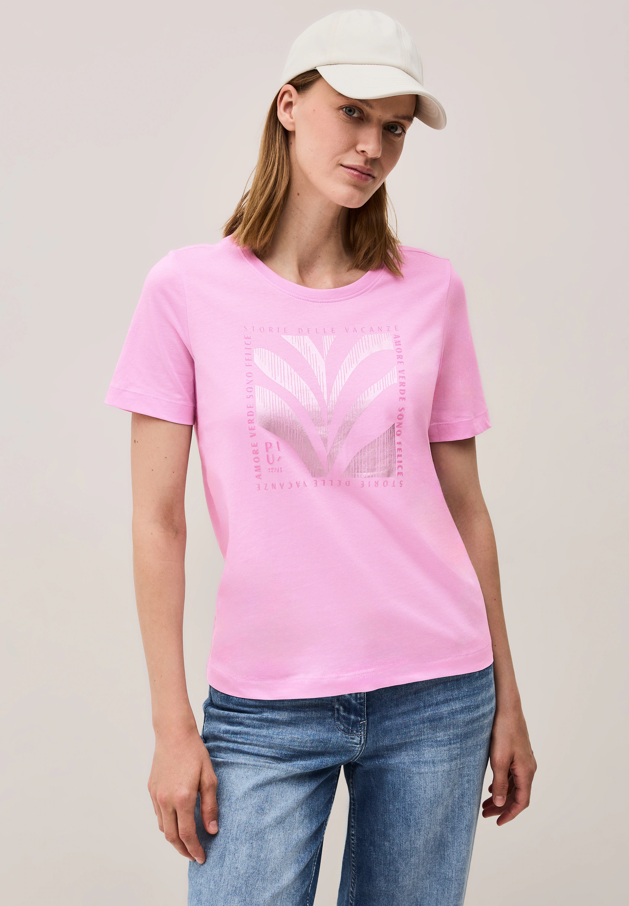 Cecil T-Shirt, aus reiner Baumwolle günstig online kaufen