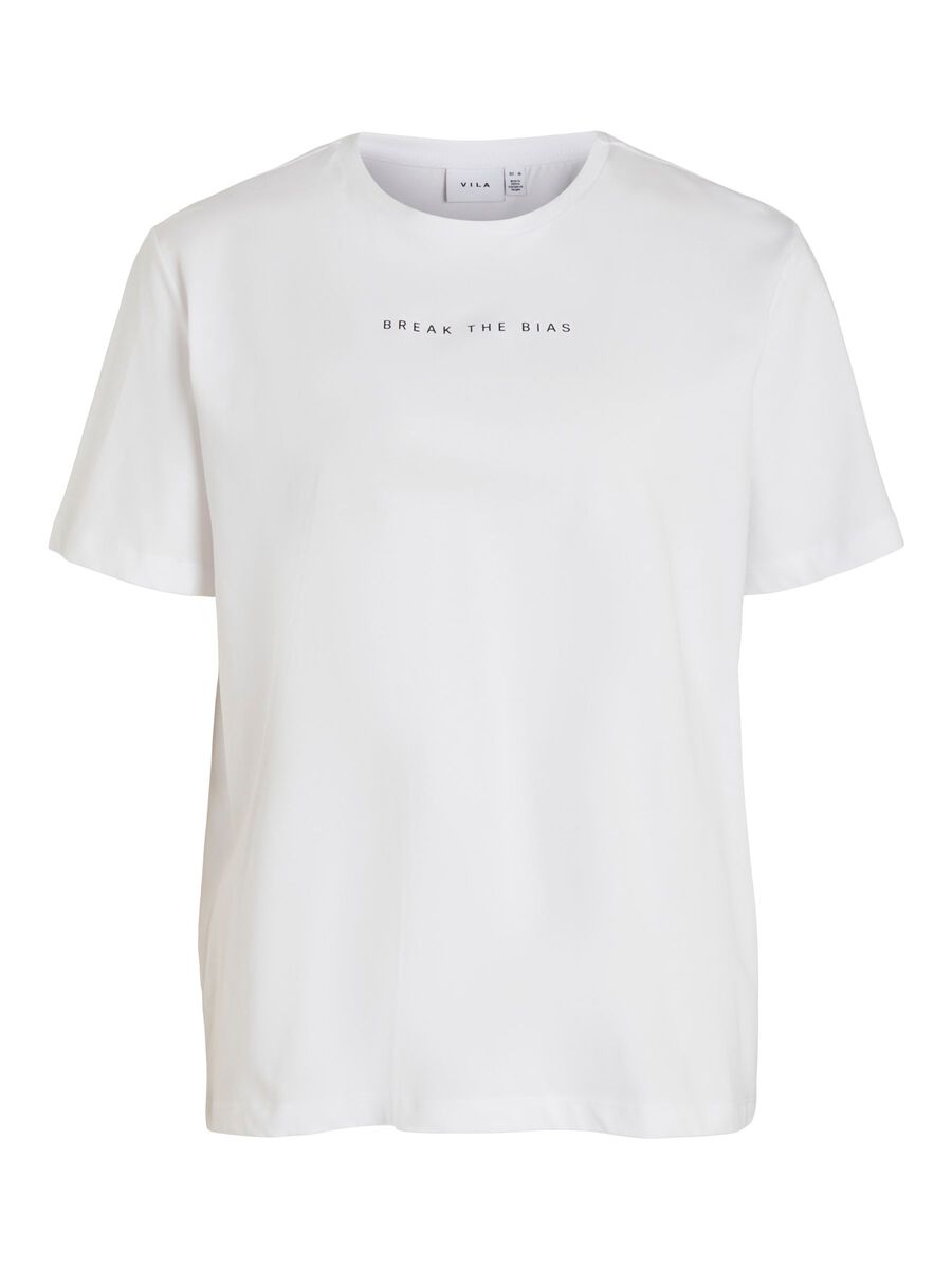 VILA Print- T-shirt Damen White günstig online kaufen