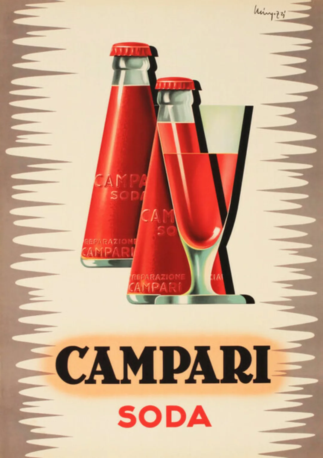 Poster / Leinwandbild - Campari Soda günstig online kaufen