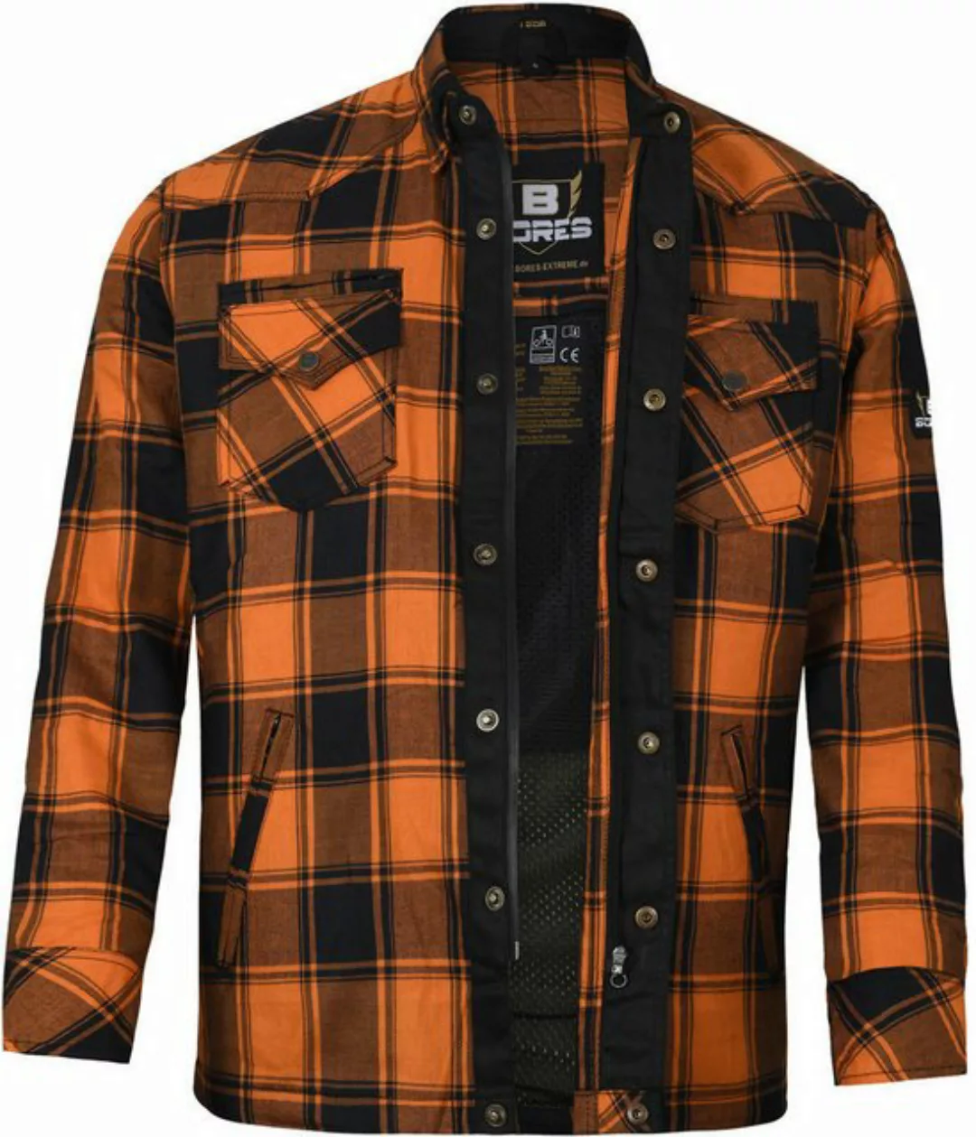 Bores Motorradjacke Lumberjack Premium Motorradhemd günstig online kaufen