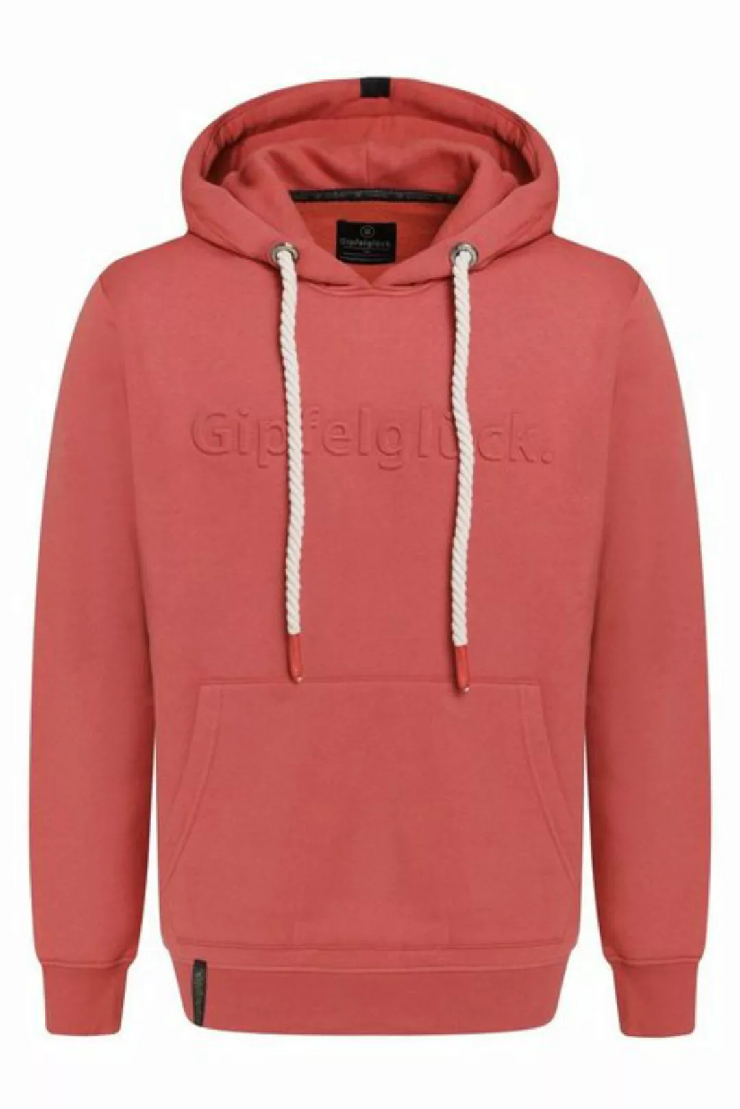 Gipfelglück Hoodie Milan für Herren, mit Emboss-Print günstig online kaufen