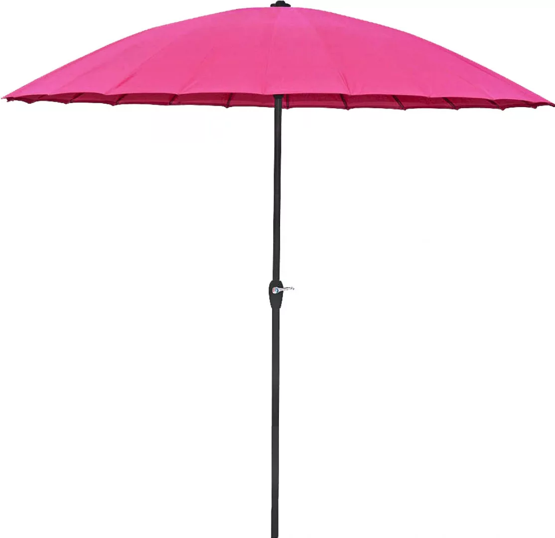 Garden Pleasure Sonnenschirm, mit 24 Streben, pink günstig online kaufen