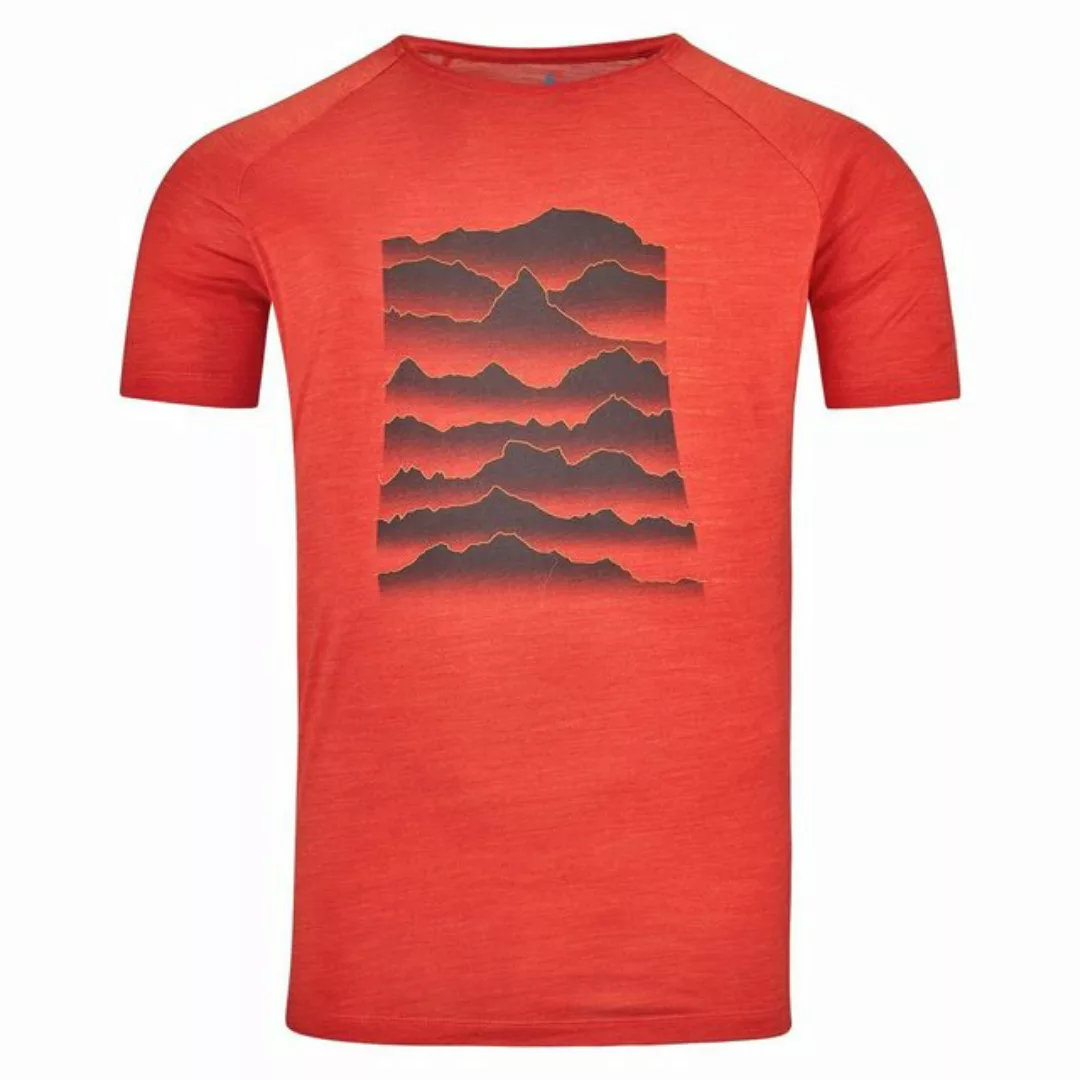 Odlo T-Shirt Ascent Performance Wool Light T-Shirt mit Sonnenaufgangsmotiv günstig online kaufen