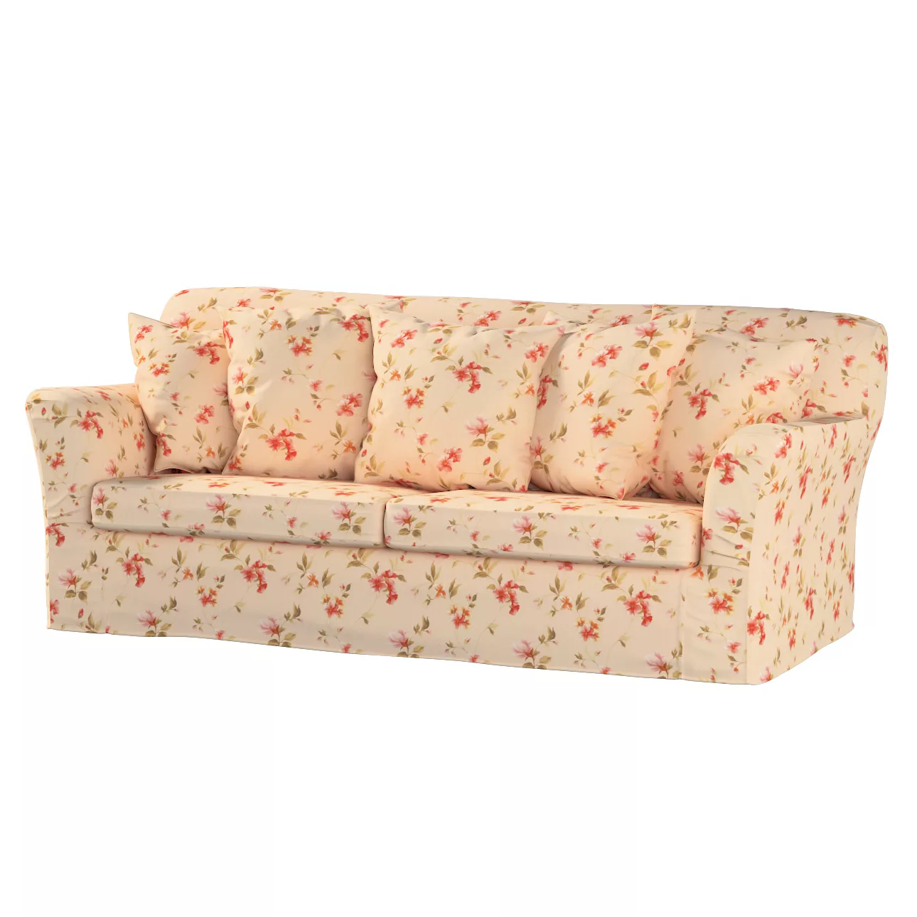 Bezug für Tomelilla Schlafsofa (normale Größe), creme-rosa, Sofahusse, Tome günstig online kaufen