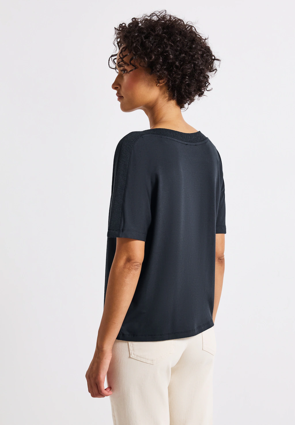STREET ONE T-Shirt, in Unifarbe günstig online kaufen
