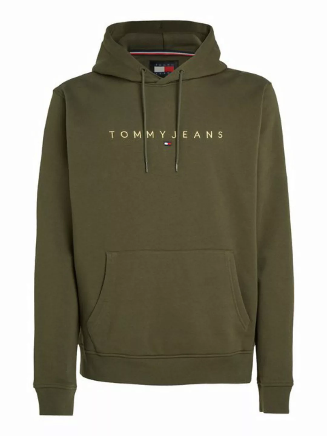 Tommy Jeans Sweatshirt TJM REG LINEAR GOLD HOOD EXT besticktes Markenlogo a günstig online kaufen