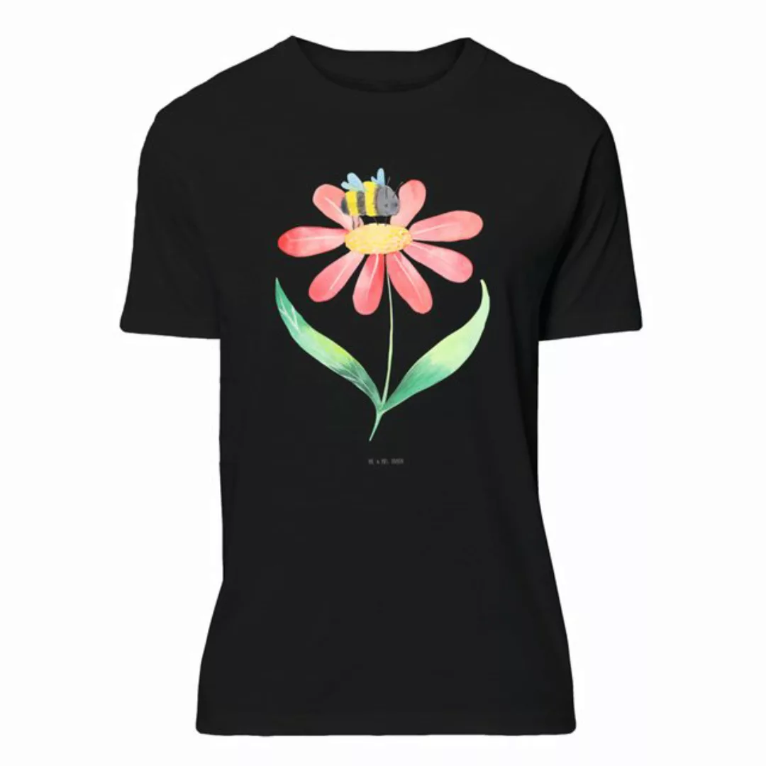 Mr. & Mrs. Panda T-Shirt Hummel Blume - Schwarz - Geschenk, Lustiges T-Shir günstig online kaufen