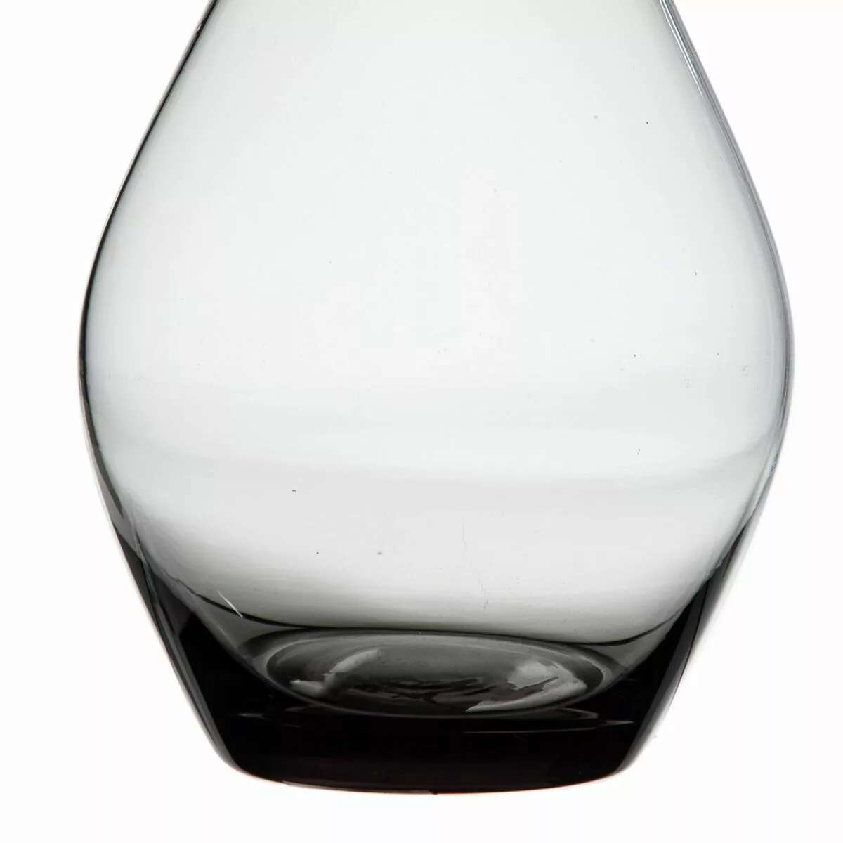 Vase Grau Glas 12 X 12 X 33 Cm günstig online kaufen
