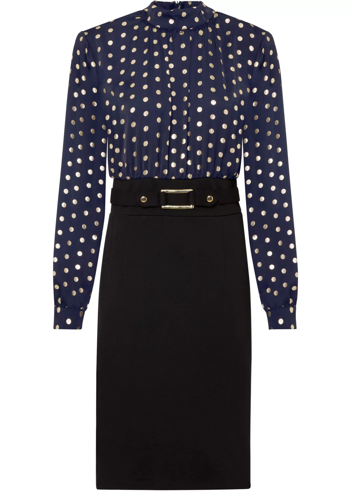 Kleid mit Polka-Dots günstig online kaufen