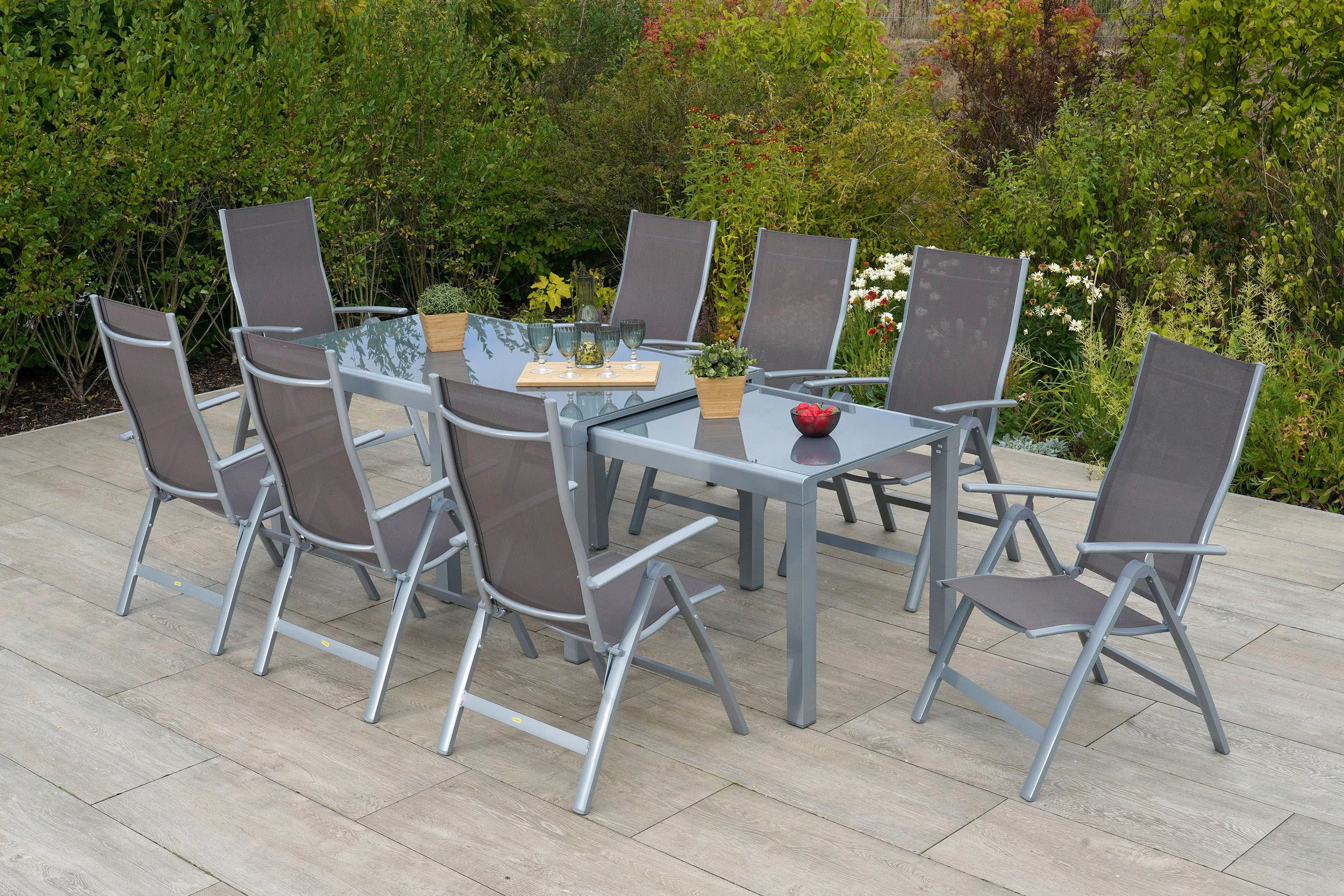 MERXX Garten-Essgruppe "Carrara", (9 tlg.) günstig online kaufen