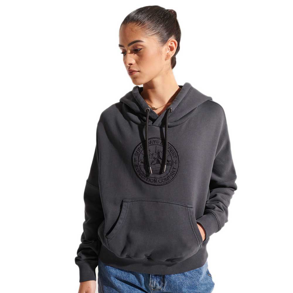 Superdry Expedition Graphic Crop Kapuzenpullover XL Black günstig online kaufen