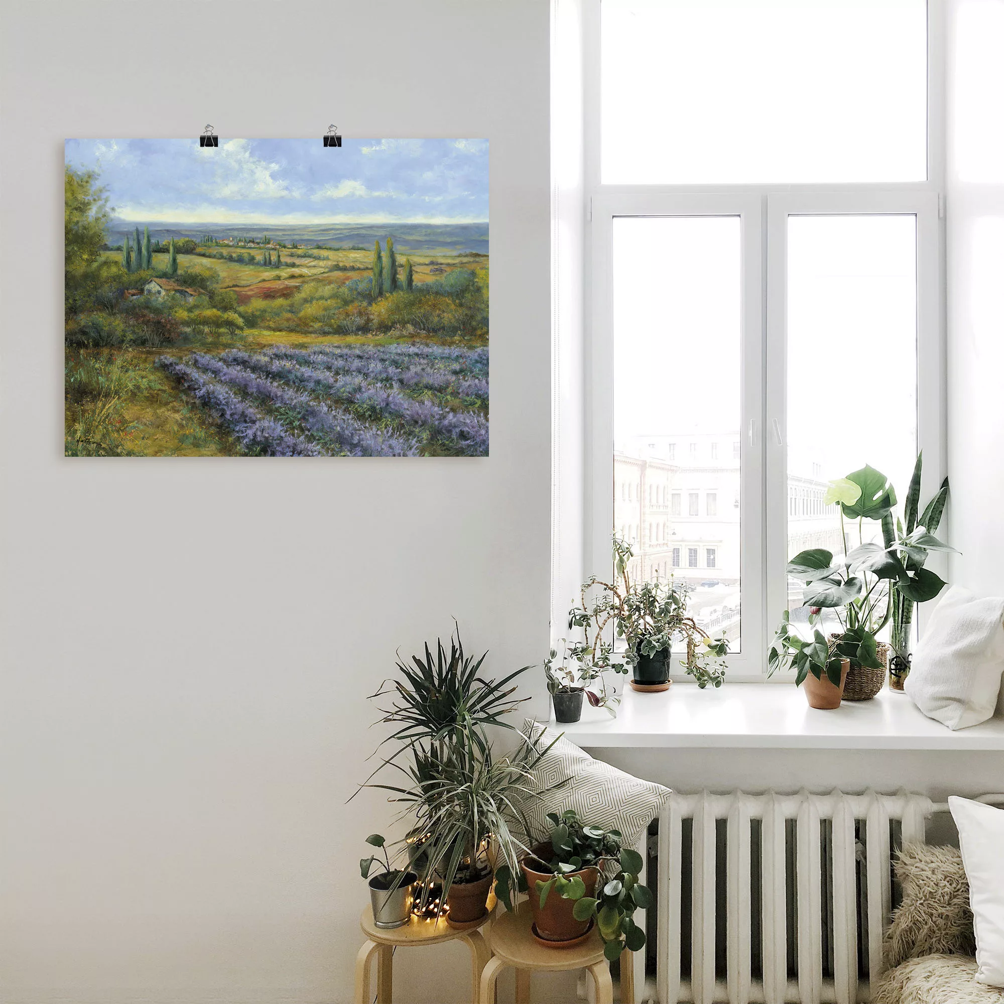 Artland Wandbild "Lavendelfelder in der Provence", Europa, (1 St.), als Lei günstig online kaufen