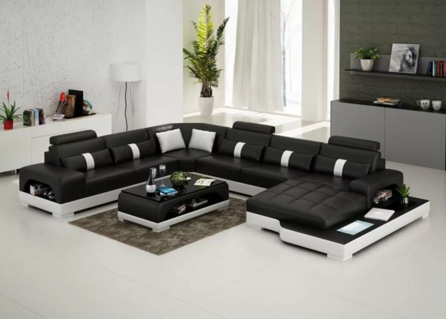 JVmoebel Ecksofa, Couch Garnitur Polster Big xxl Sofas Couchen Sofa Wohnlan günstig online kaufen