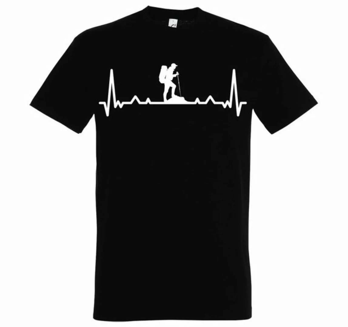Youth Designz T-Shirt Heartbeat Wandern Herren T-Shirt mit Trendigem Frontd günstig online kaufen