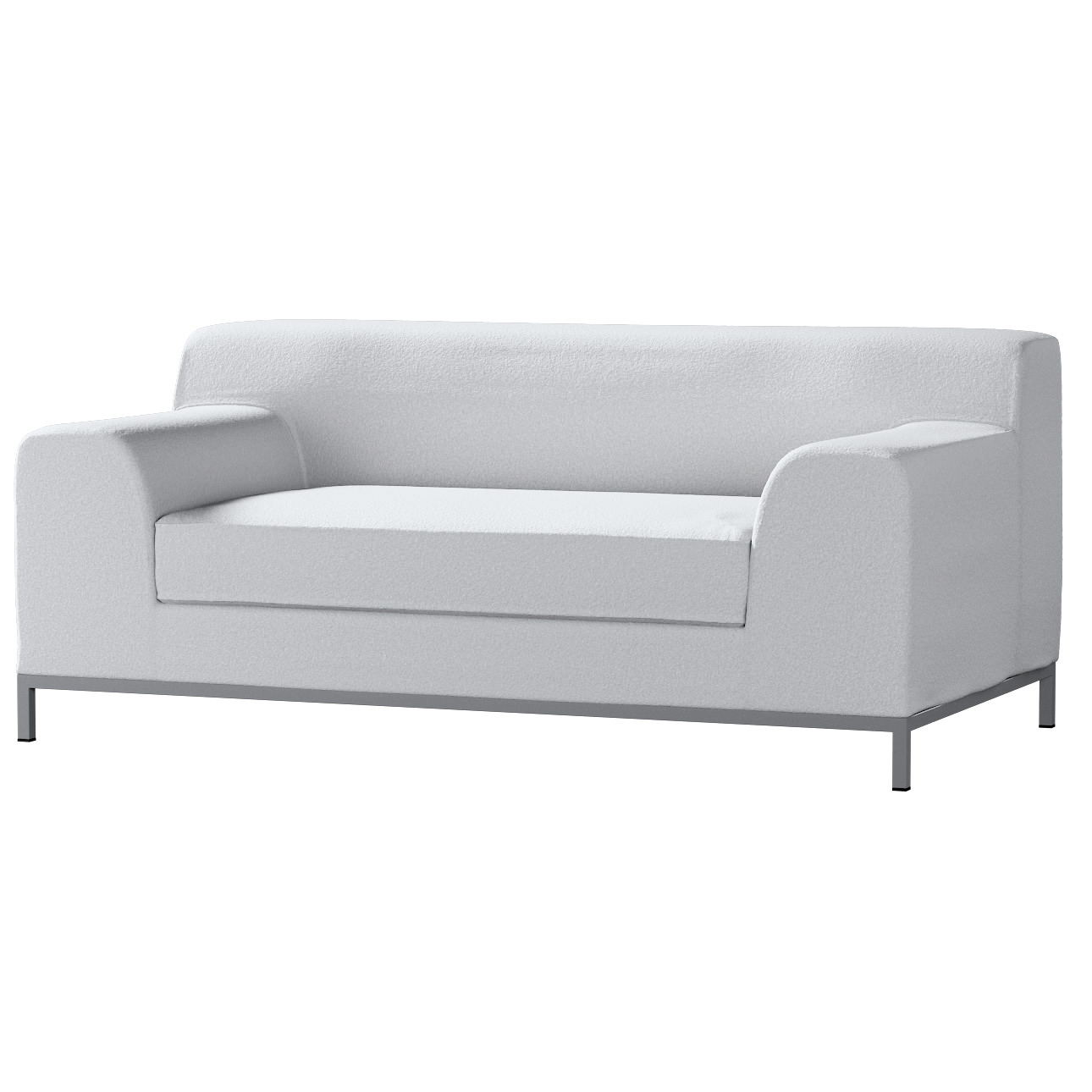 Bezug für Kramfors 2-Sitzer Sofa, weiß, Sofahusse, Kramfors 2-Sitzer, Boucl günstig online kaufen