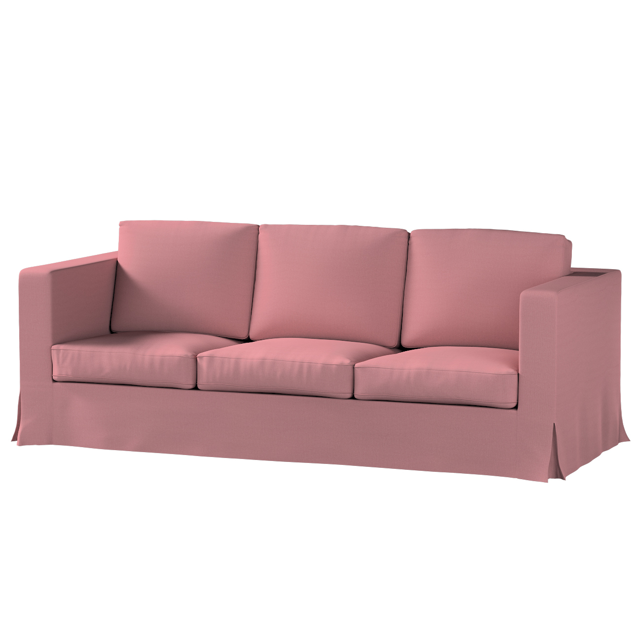 Bezug für Karlanda 3-Sitzer Sofa nicht ausklappbar, lang, altrosa, Bezug fü günstig online kaufen