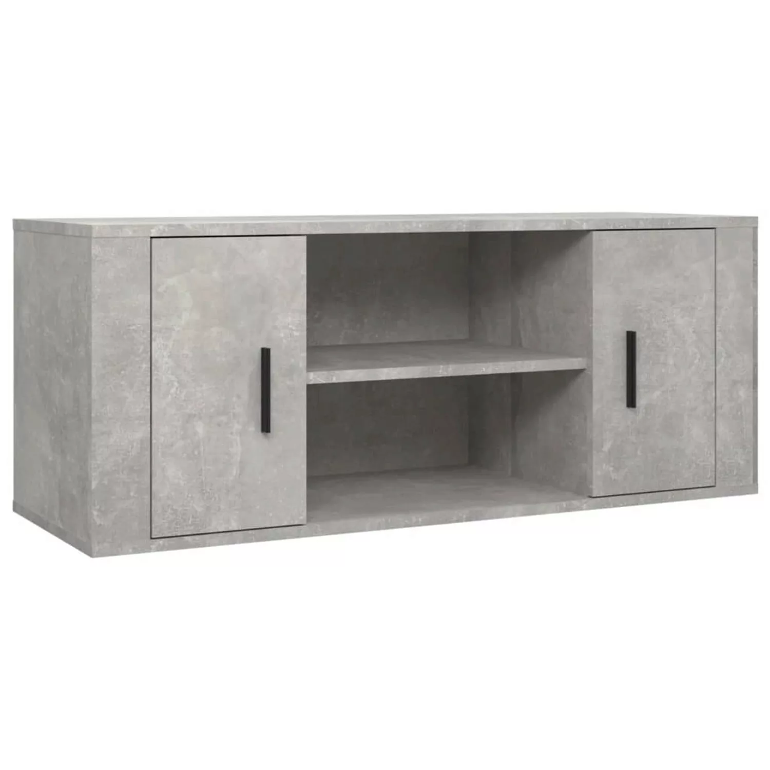Vidaxl Tv-schrank Betongrau 100x35x40 Cm Holzwerkstoff günstig online kaufen