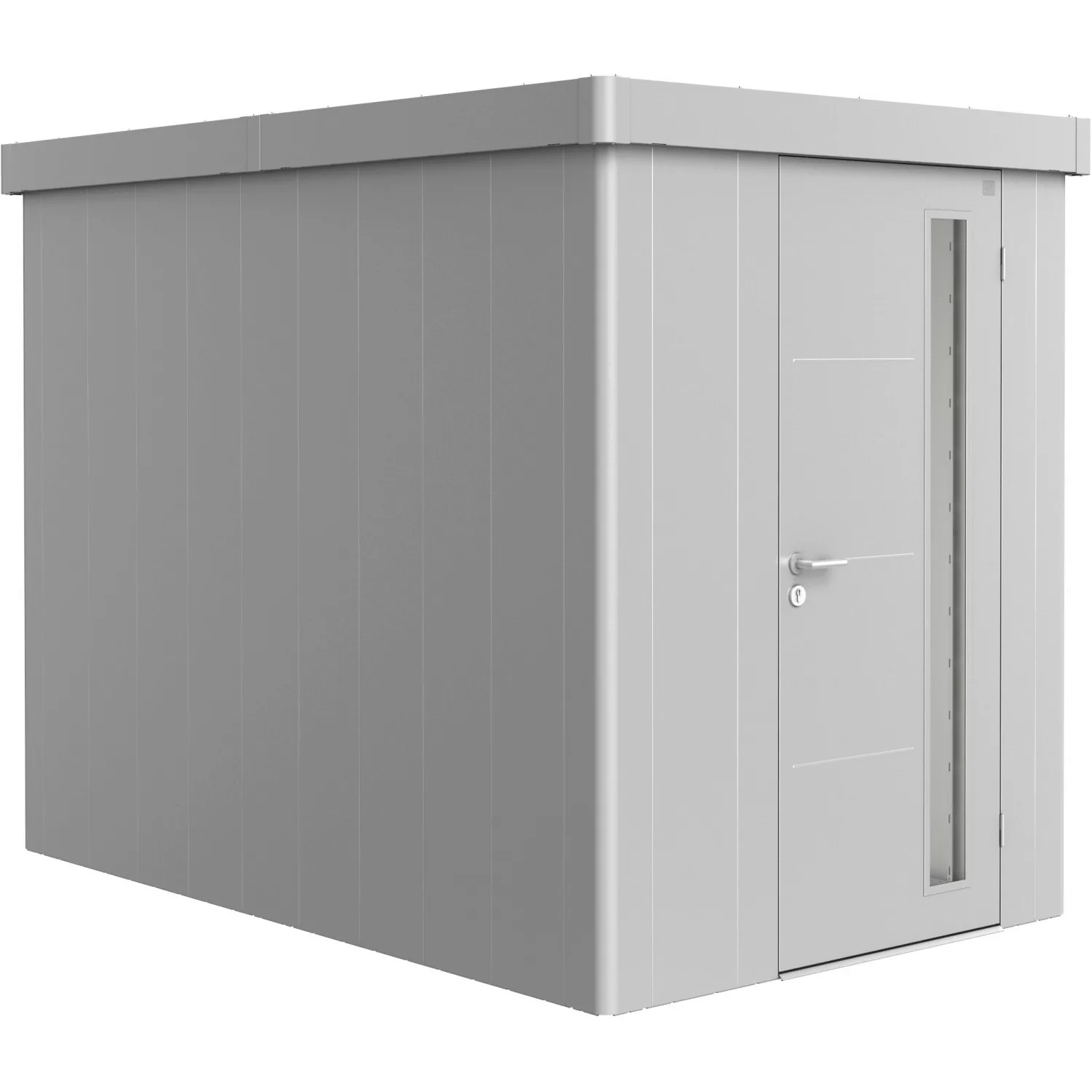 Biohort Gerätehaus Neo 3A Standardtüre Silber-Metallic günstig online kaufen