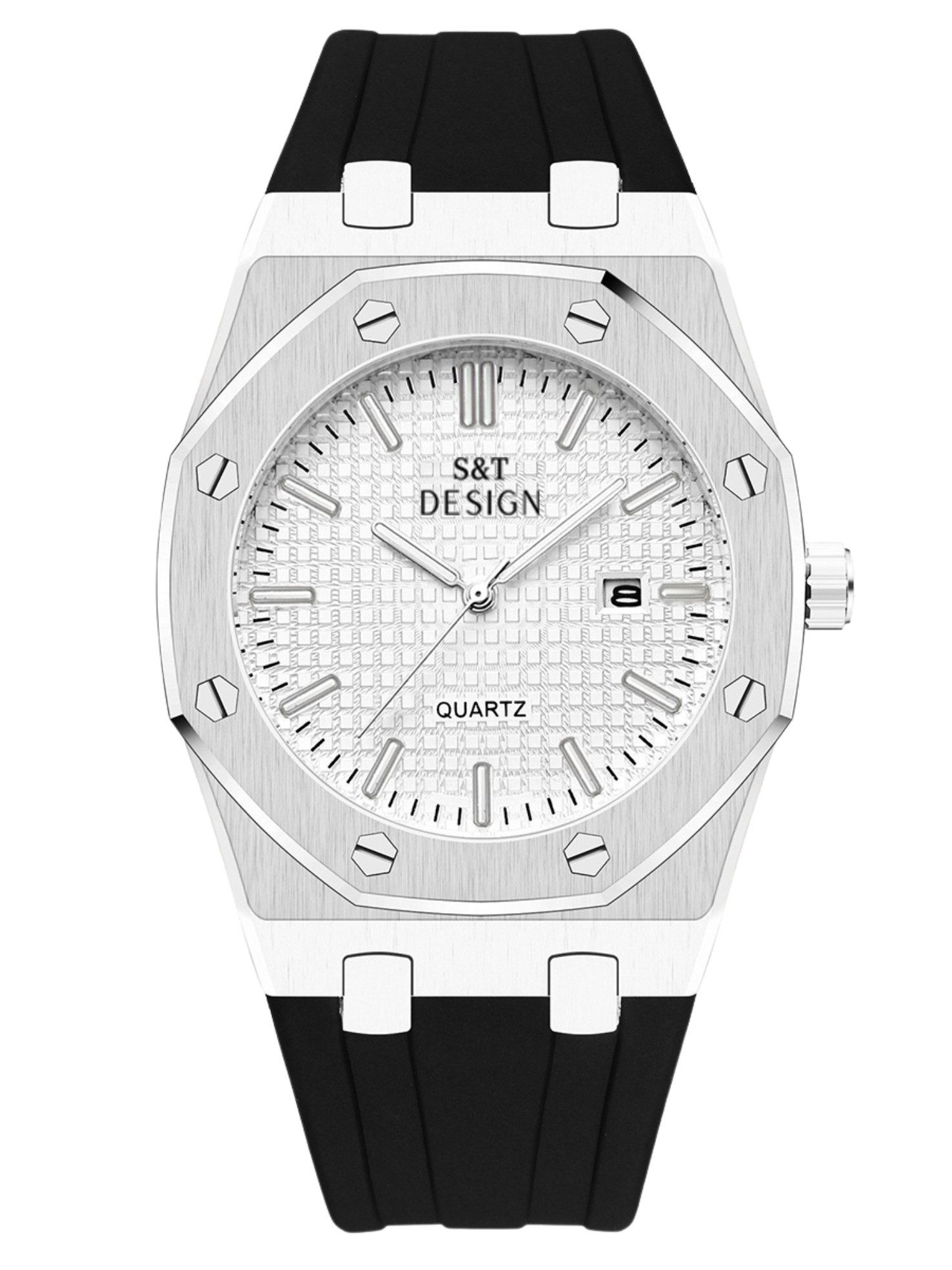 S&T Design Quarzuhr Herren Uhr Edelstahl günstig online kaufen