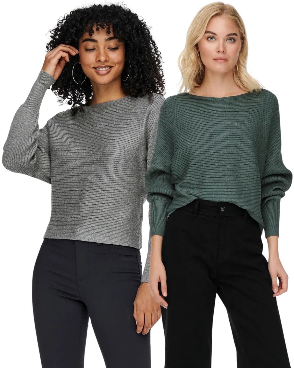 ONLY Langarmshirt Pullover mit Fledermausärmel im günstig online kaufen