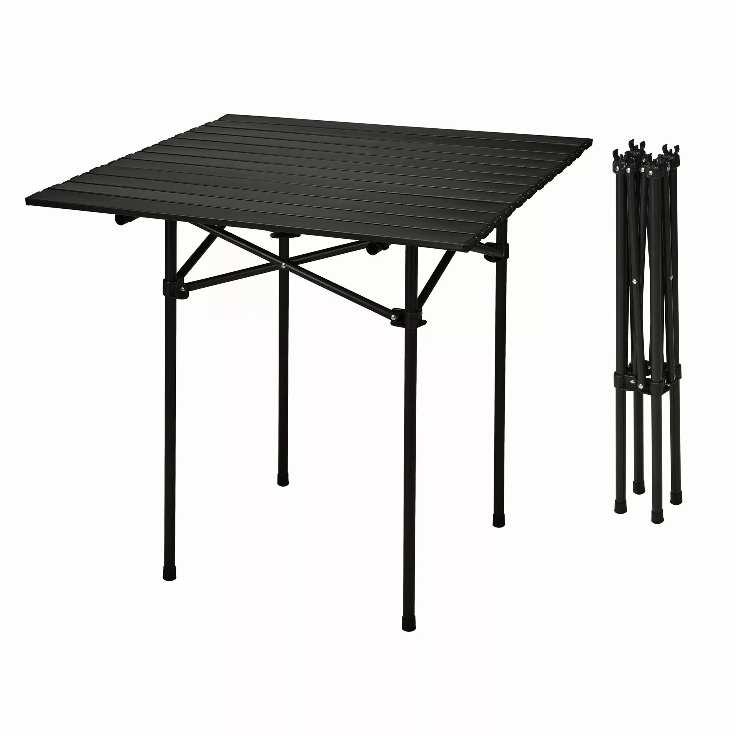 Spetebo Campingtisch Camping Klapptisch schwarz - günstig online kaufen