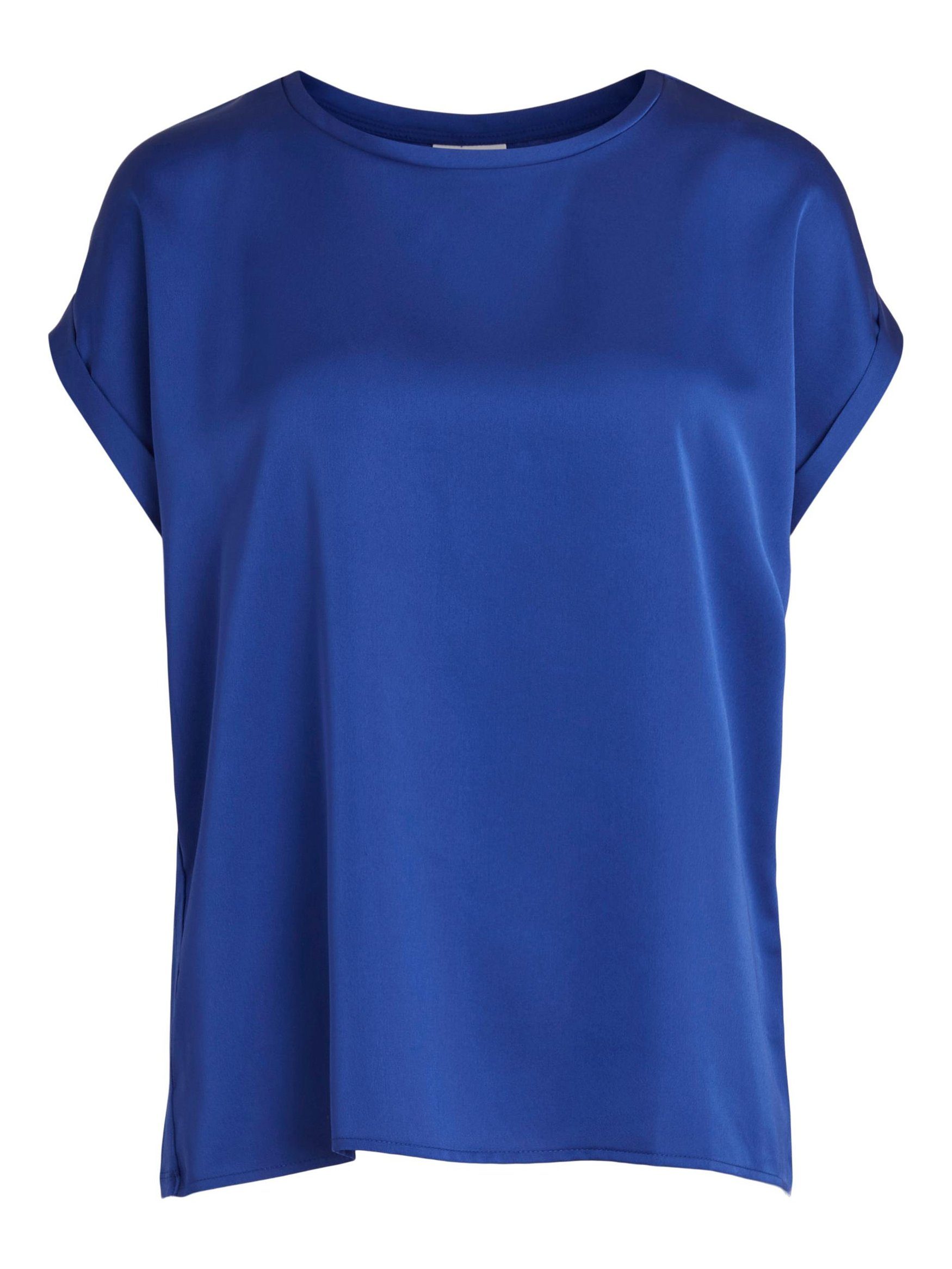Vila T-Shirt Satin Blusen Kurzarm Basic günstig online kaufen