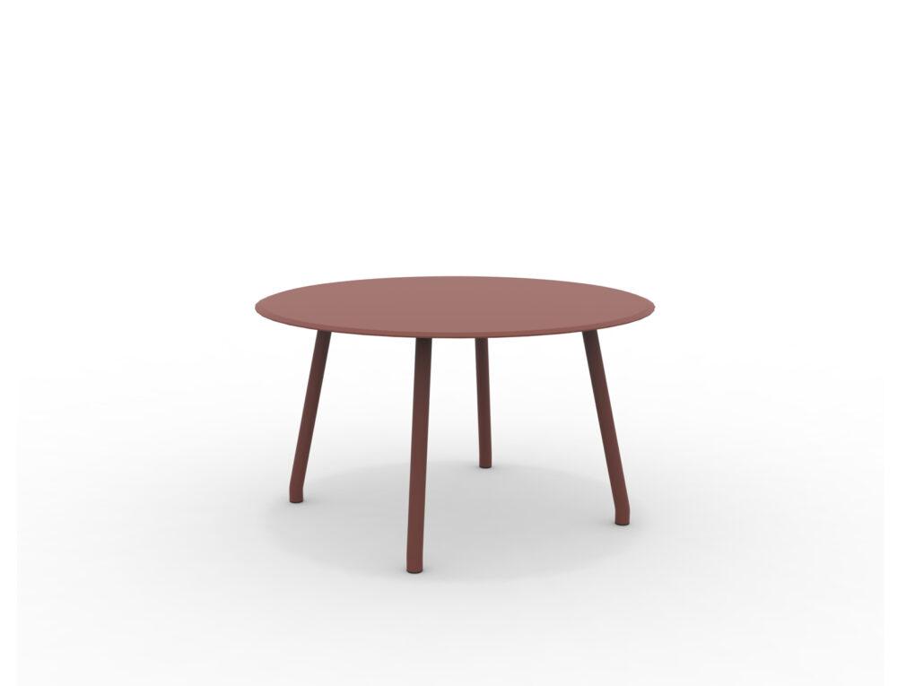 Wetterfester Outdoortisch Verdea - rund Ø 130 cm terracotta günstig online kaufen