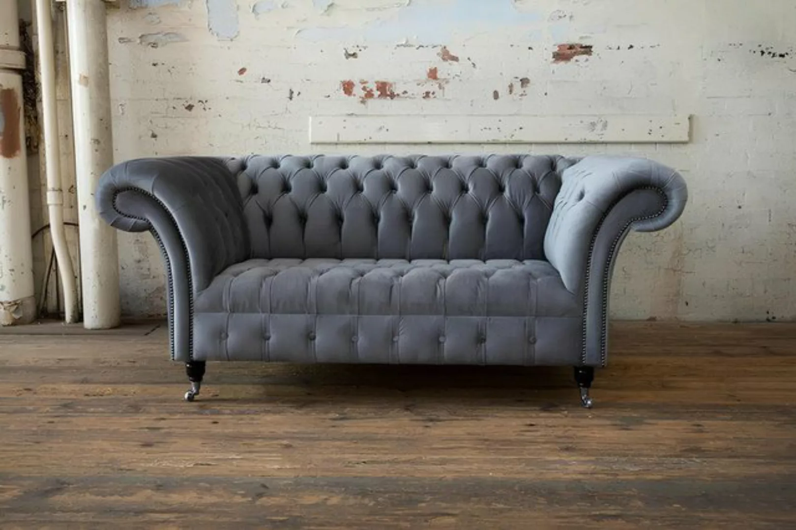 Xlmoebel Sofa Chesterfield Großes Stoffdesign Wohnzimmer Sofa Polster Zweis günstig online kaufen