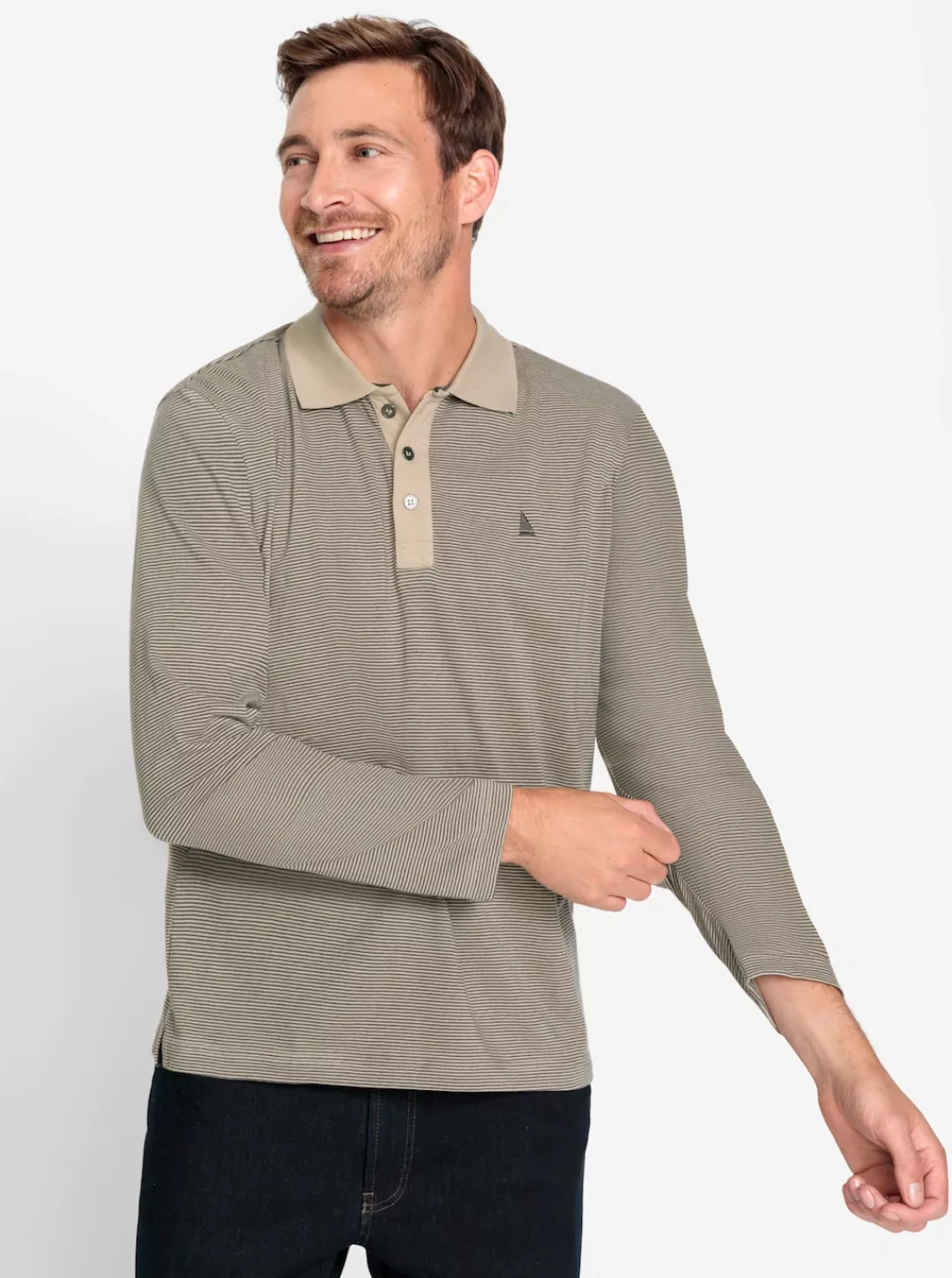 Poloshirt "Langarm-Shirt" günstig online kaufen