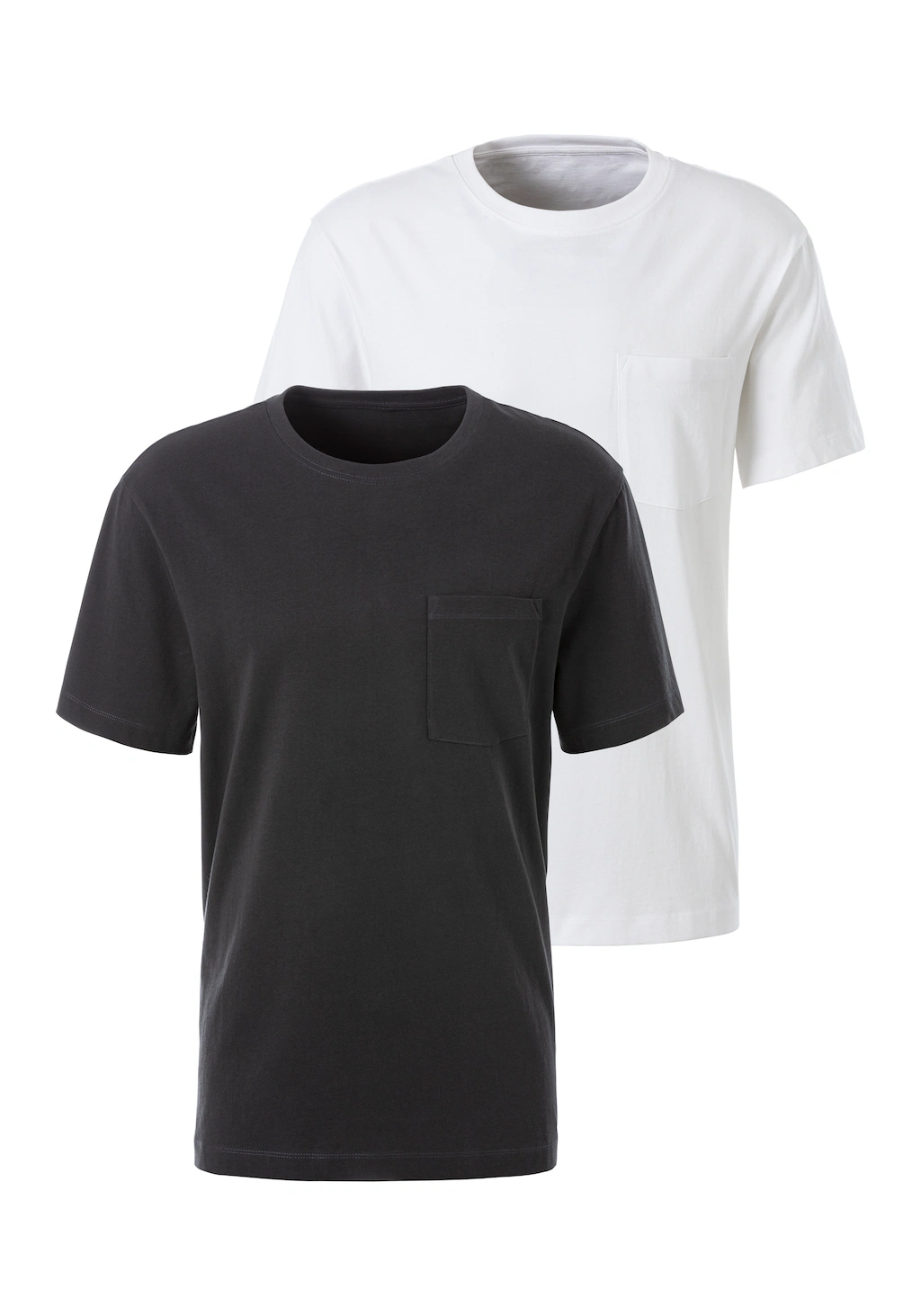 John Devin T-Shirt, (2 tlg., 2er-Pack), mit Brusttasche günstig online kaufen