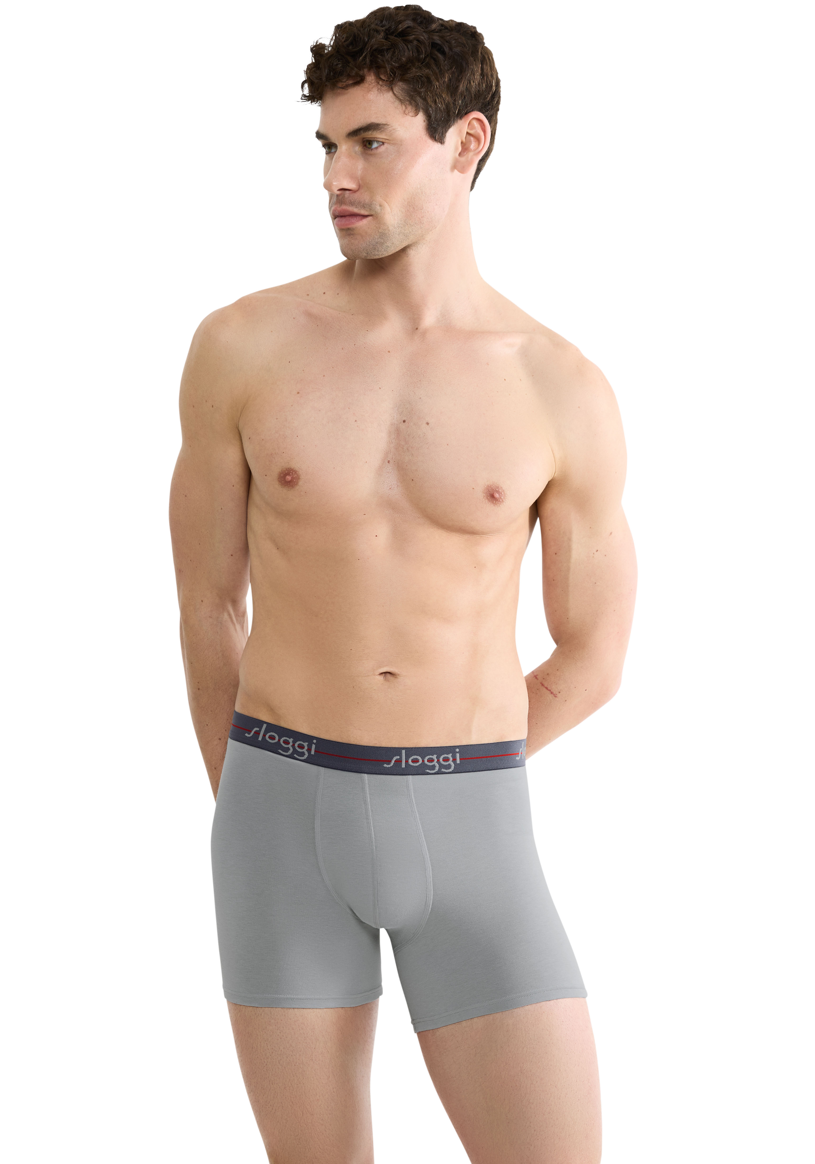 sloggi Boxershorts "Men Start", (2er Pack), elastischer Bund mit Logo, ohne günstig online kaufen