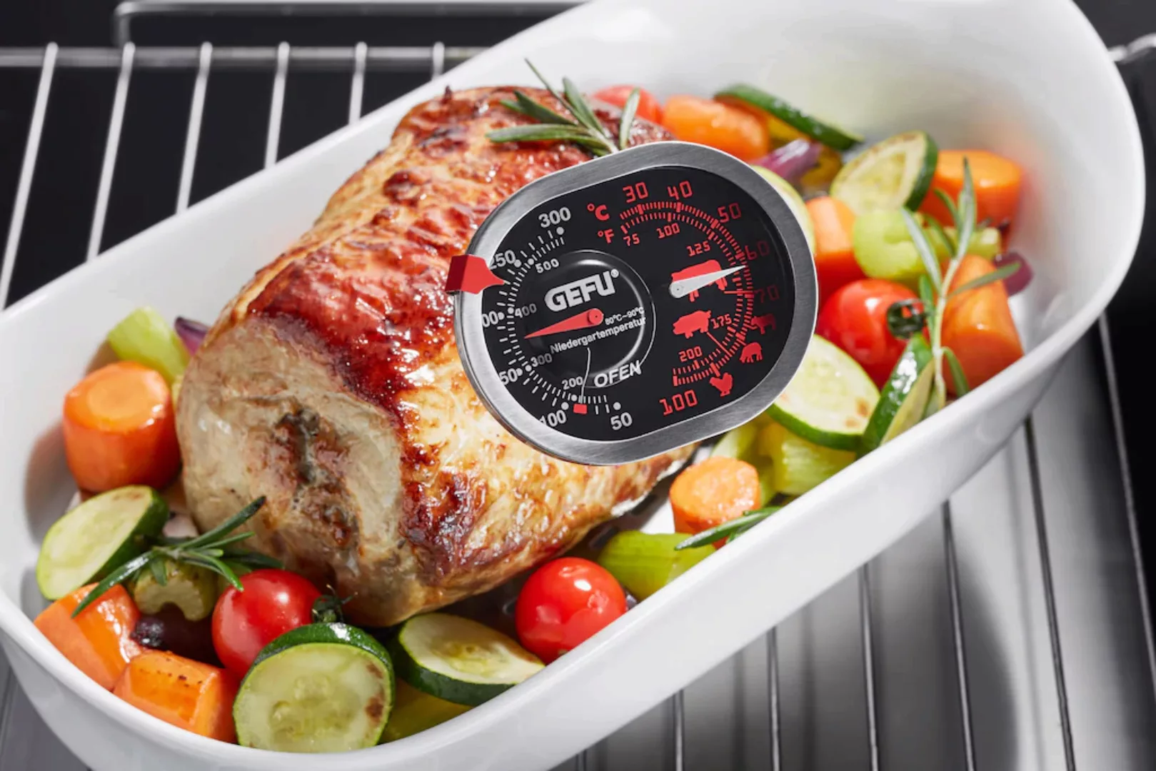 GEFU Bratenthermometer »MESSIMO«, 3in1, Edelstahl günstig online kaufen