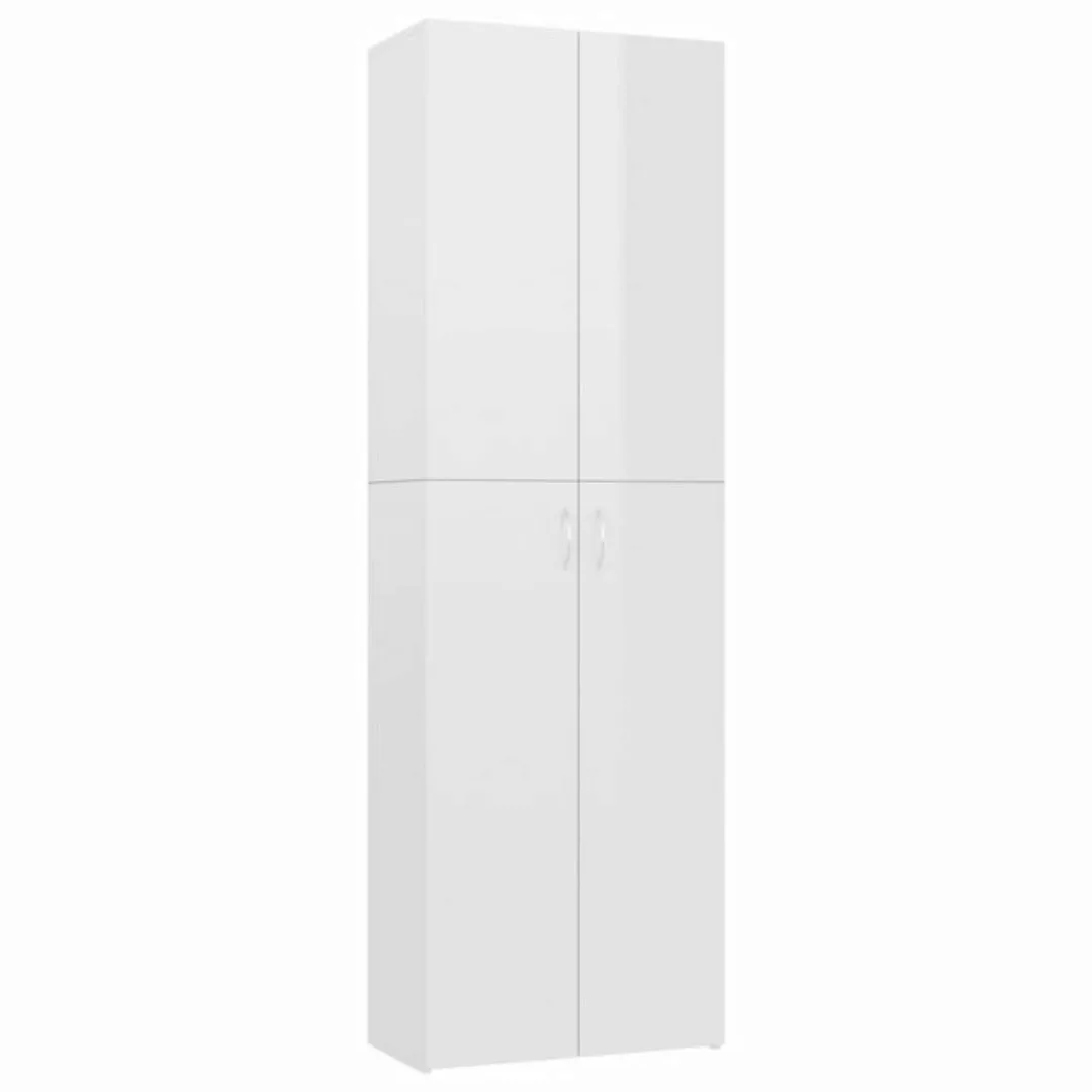 vidaXL Aktenschrank Büroschrank Hochglanz-Weiß 6032190 cm Spanplatte günstig online kaufen