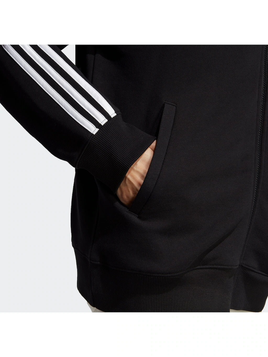 adidas Sportswear Kapuzensweatjacke "ESSENTIALS 3STREIFEN FRENCH TERRY OVER günstig online kaufen