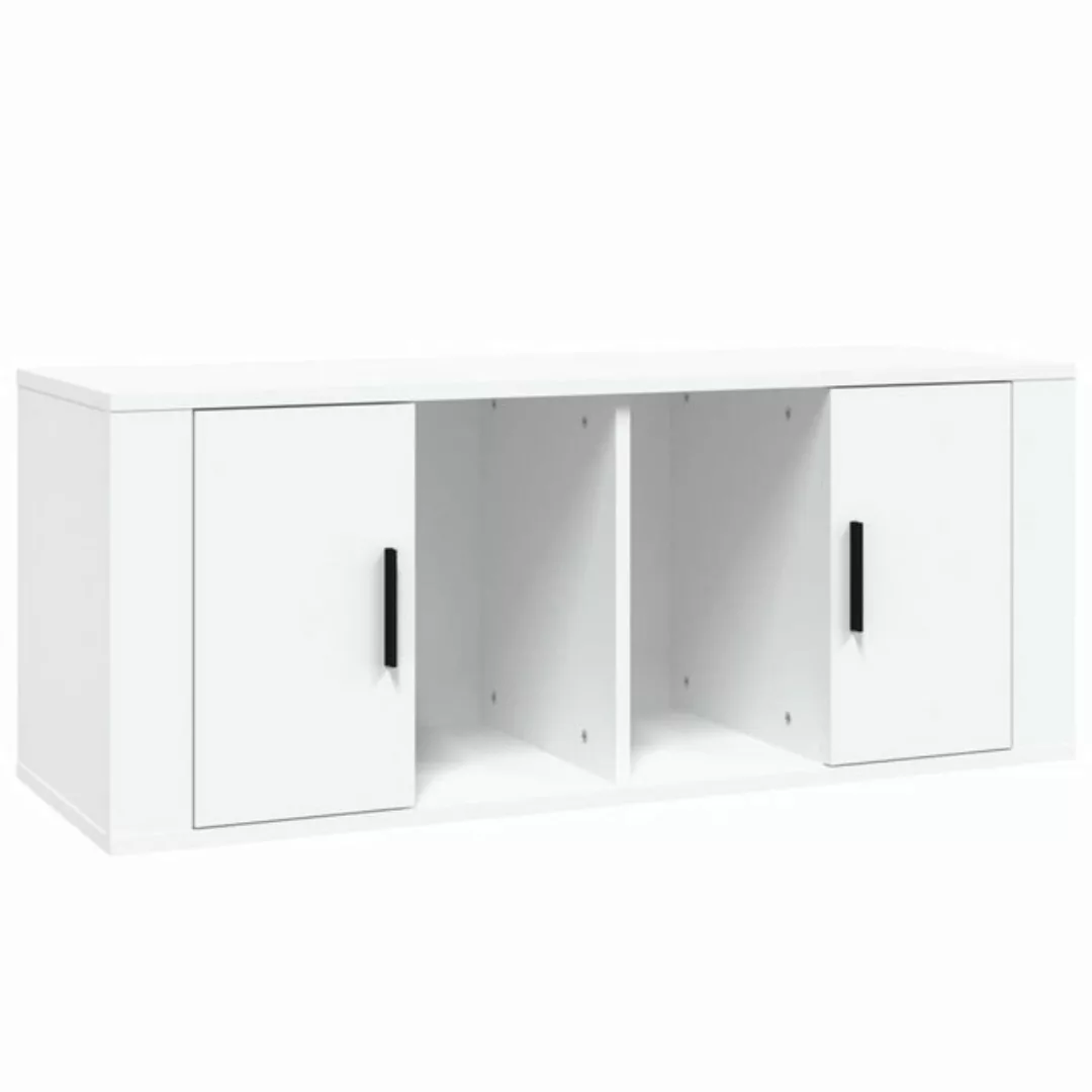 furnicato TV-Schrank Weiß 100x35x40 cm Holzwerkstoff (1-St) günstig online kaufen